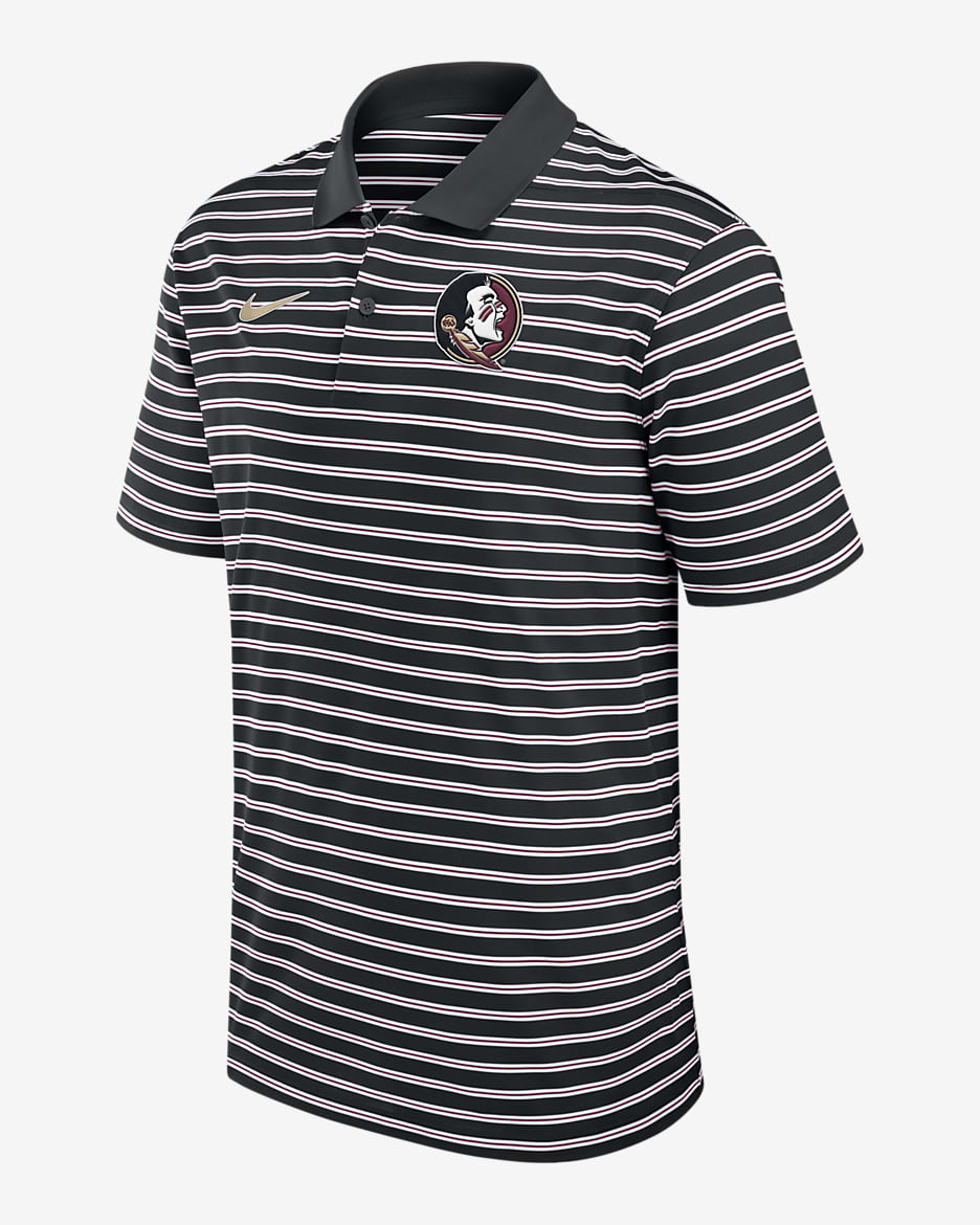 Men's Nike Golf popular Polo Shirt Dri-Fit Black Florida State College Seminoles Size XL